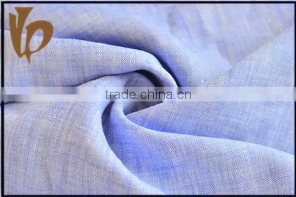 factory wholesale high quality pure linen casual shirt fabric