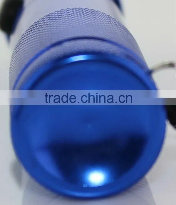 8 LED and 1pc laser Aluminum flashlight