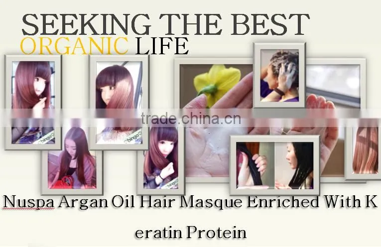 NUSPA Argan Oil Silky Moisture Shampoo from wholesale GMPC manufacture 400ML 1000ML