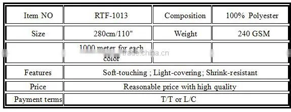 modern simple 100% polyester material flocked fabrics for blackout curtain/ sofa/cushion- silk like polyester material