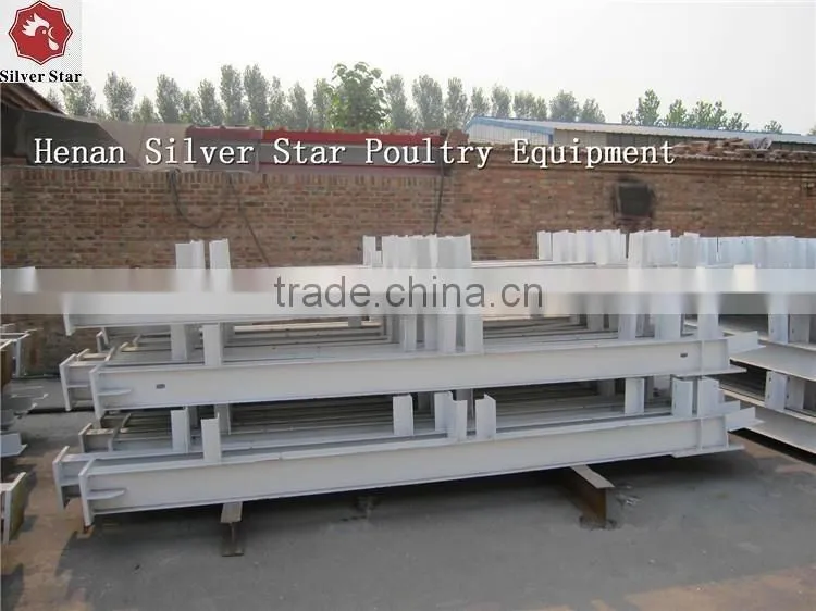 poultry farm use steel structure for battery broiler chicken coop