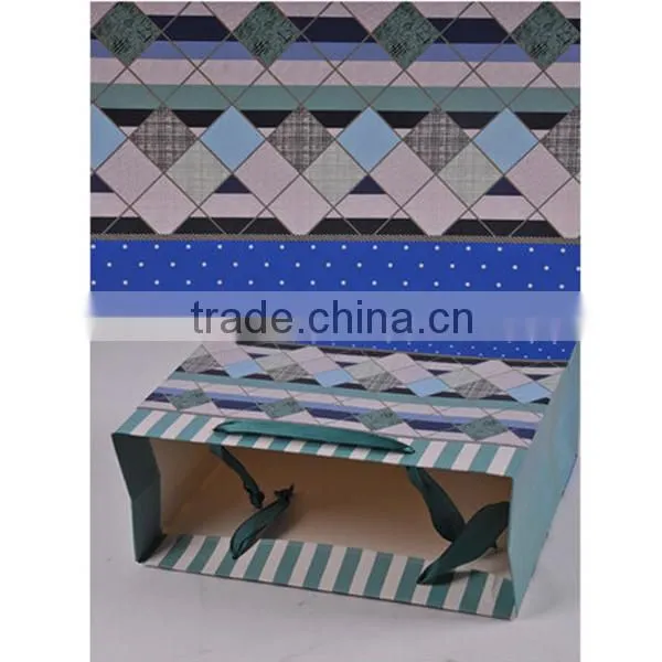 Colorful Geometric Fashion Paper Shopping Bag