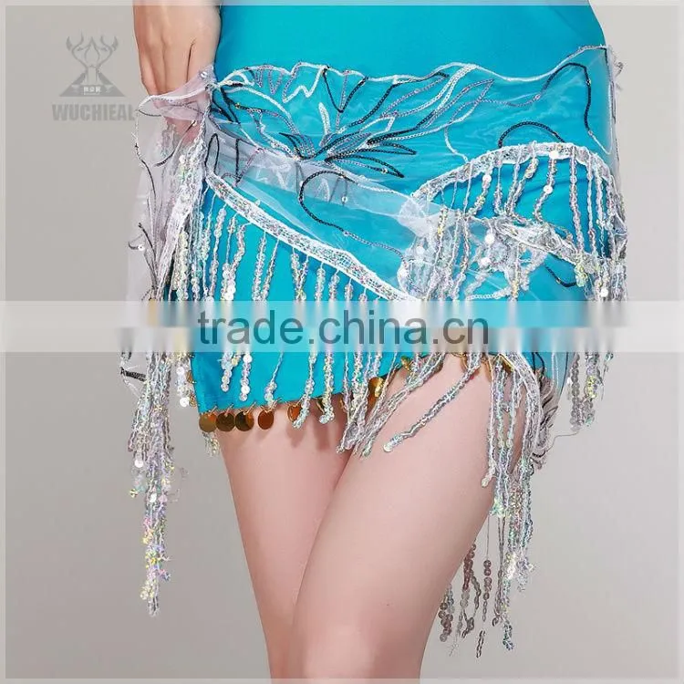 Cheap Graceful Hip Scarf for Belly Dancer Belly Dancing Performance Hip Scarf (Wuchieal YL070)