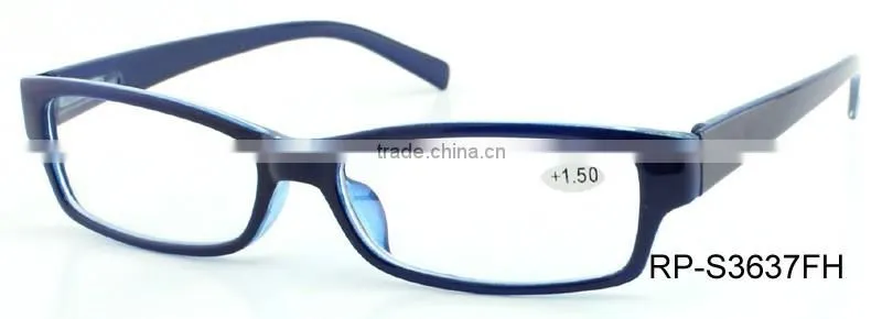 RP-S3637 new fashion dark blue cool frame men wholesale reading glasses