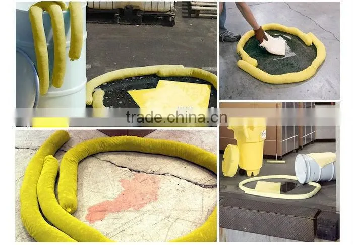 Chemical/Haz-mat/Hazchem/Acid Absorbent Socks/Booms