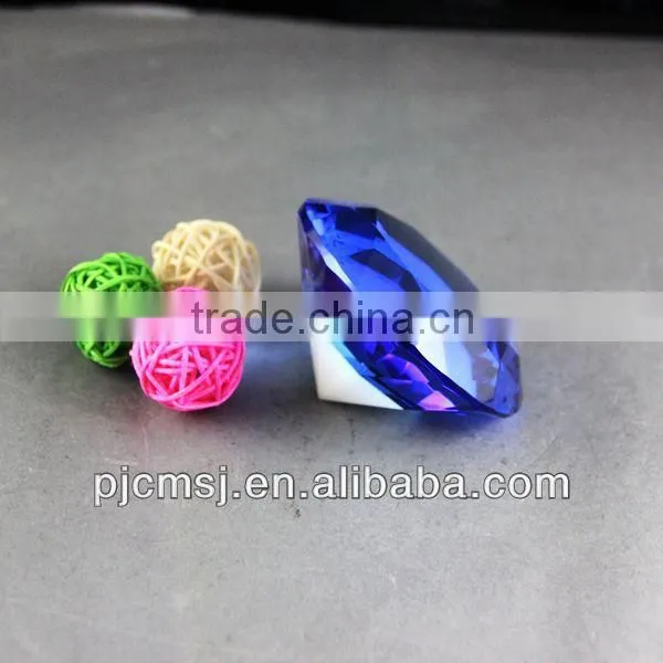 decoration or gift blue crystal diamond