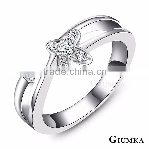 Stainless steel new design ladies finger ring