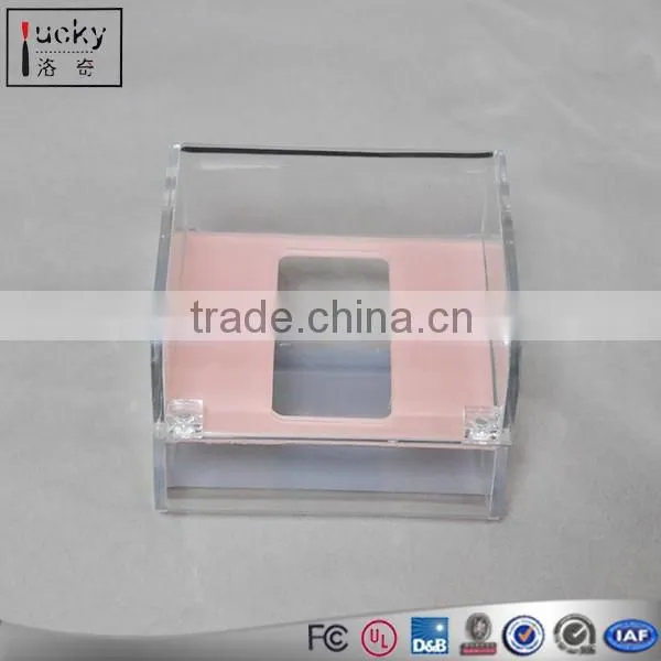 Clear Acrylic Cube Display Case Jewelry diaplay case
