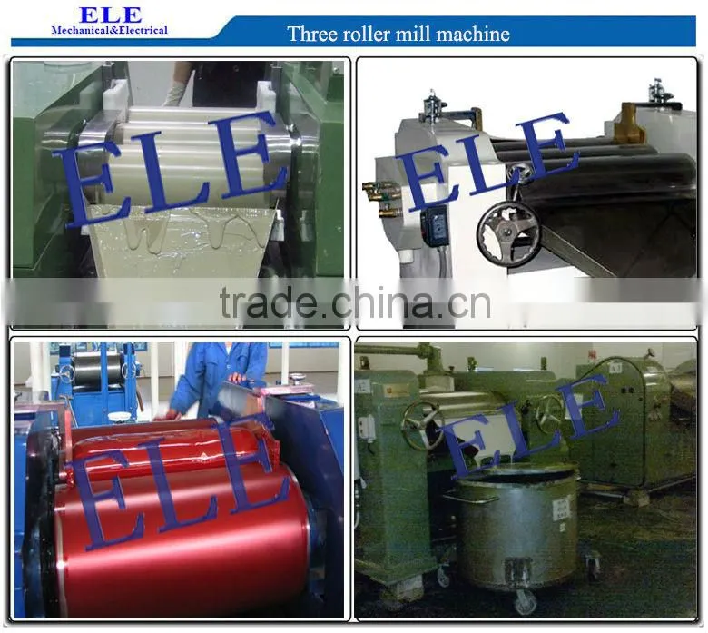 three roller grinder for ink