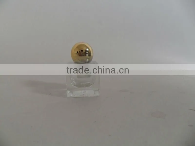 7ml square glass perfume bottle