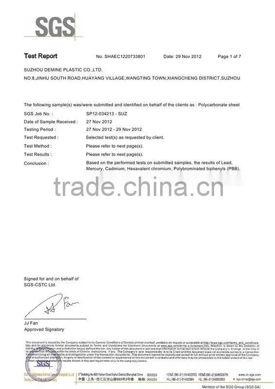 Taxi Anti-hijacking and bulletproof Polycarbonate guardrail High strength 2013