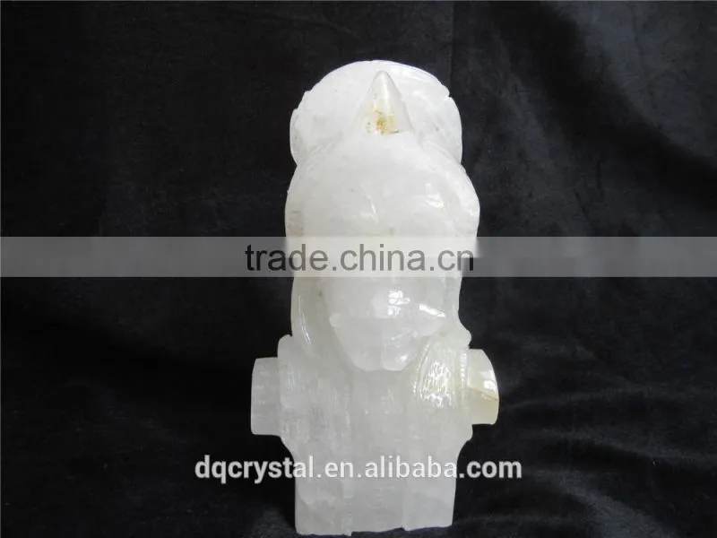 2015 new arrival delicate white crystal skulls