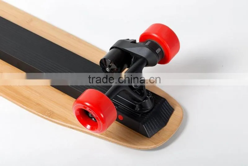 2016 No Foldable 4-wheel Electric Longboard Skateboard, 1800w Dual Drive Hub Motor Skate Board With Samsung Battery
