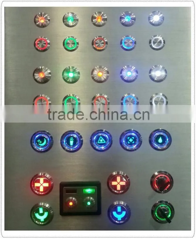 2014 New hot sale 19mm metal Push button switch with LED manufacture China