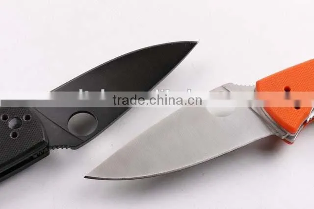 OEM 8CR13MOV stainless steel G10 camping knife