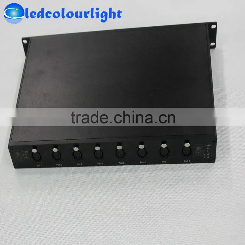 LED holiday lighting DMX512 Artnet controller/ DMX LED stage club bar lights 8 universe Artnet controller/LED lights controller