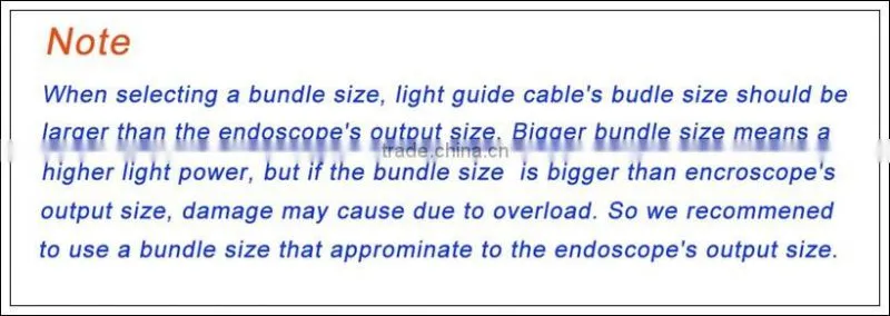 fiber optic for light source Wolf/ Storz / Olympus / Zeiss