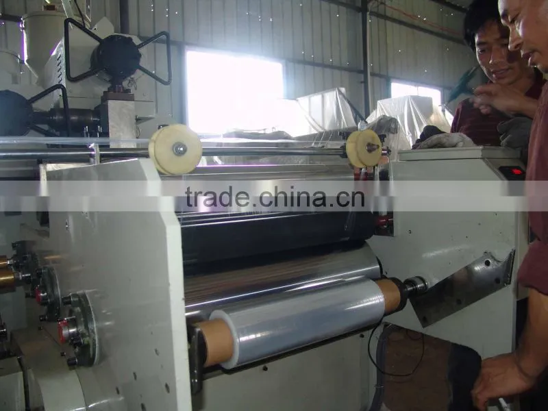 high quality One layer extrusion stretching film and cling film machine