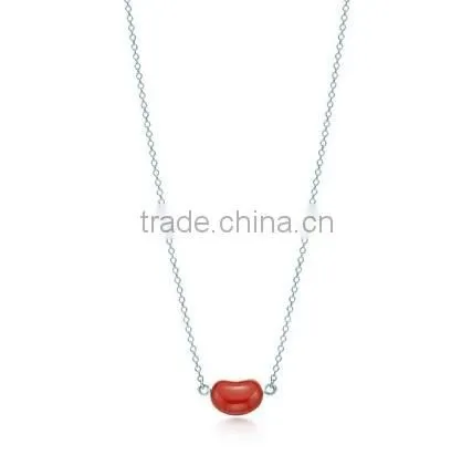 Stainless Steel newest style for bean design necklace