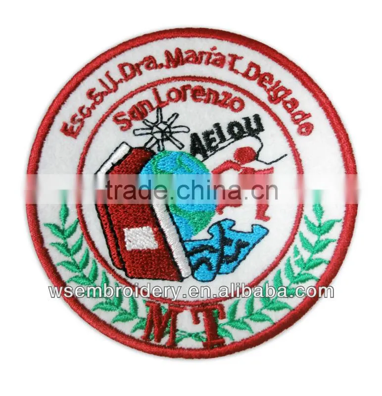 Camp Indian trails embroidery patch