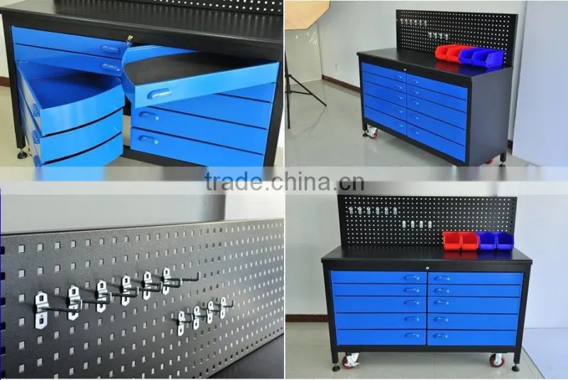drawer workbench/garage workbench on wheels/tool cabinets one wheels