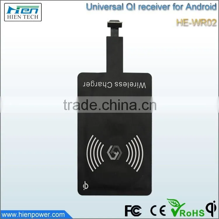 High quality universal wireless charger receiver qi wireless charger mobile phone qi receiver for android phone