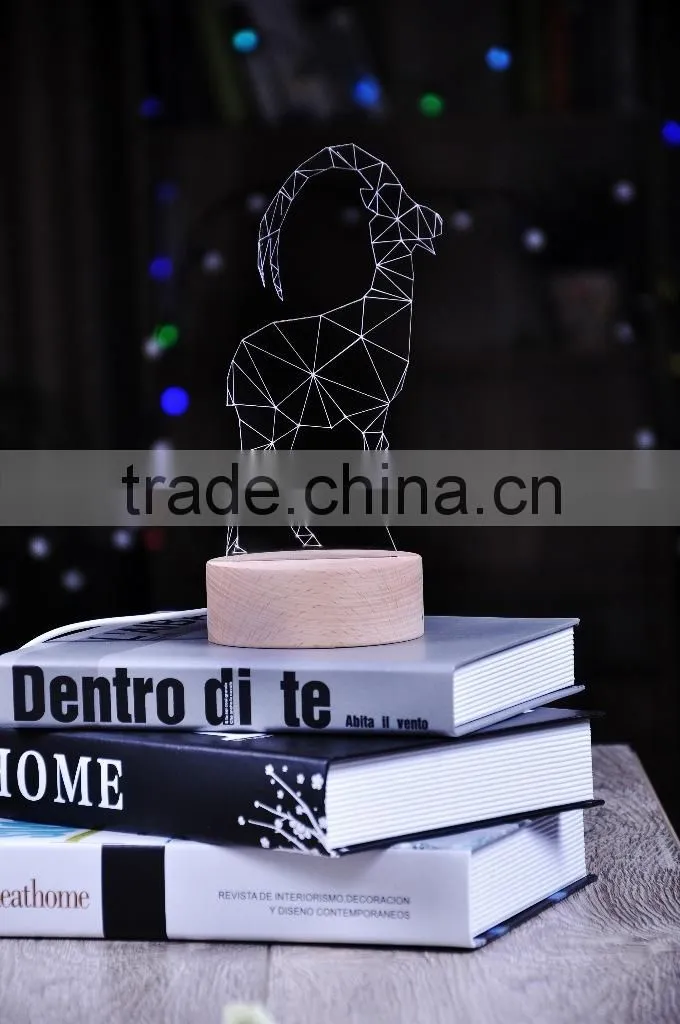 LED Acrylic Originality Animal Sign Christmas Gift Factory sale