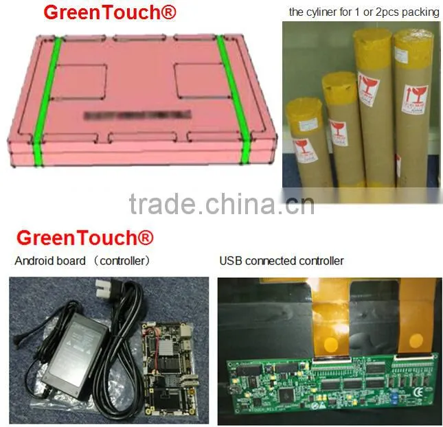 100" Super Thin interactive multi touch screen foil film with high accuracy