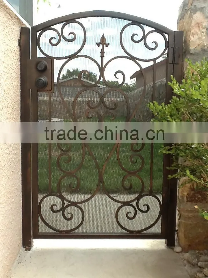 Best Seller supply double swing gate door along with residential iron gate on alibaba online shopping