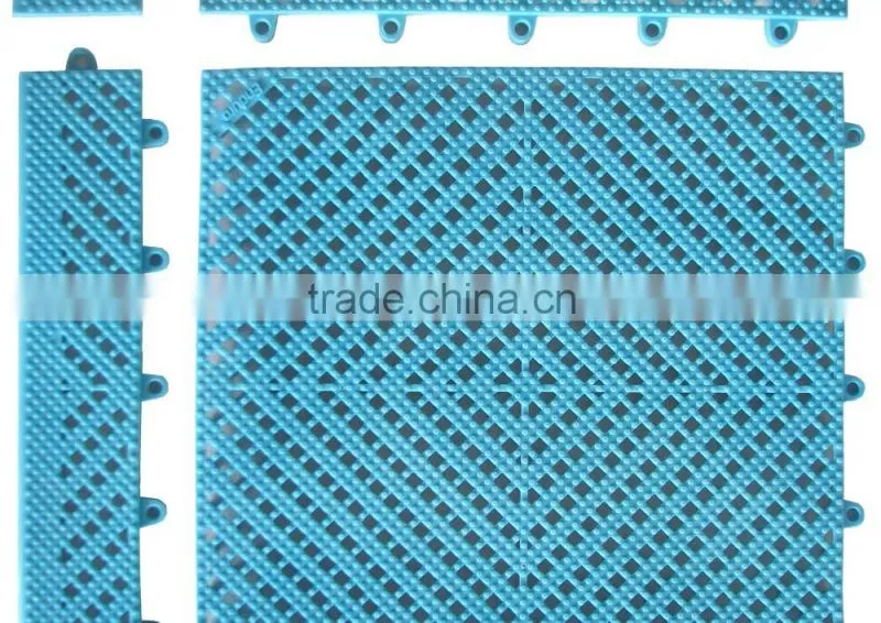 QINGDAO 7KING anti slip woven plastic bath PVC Floor Mat