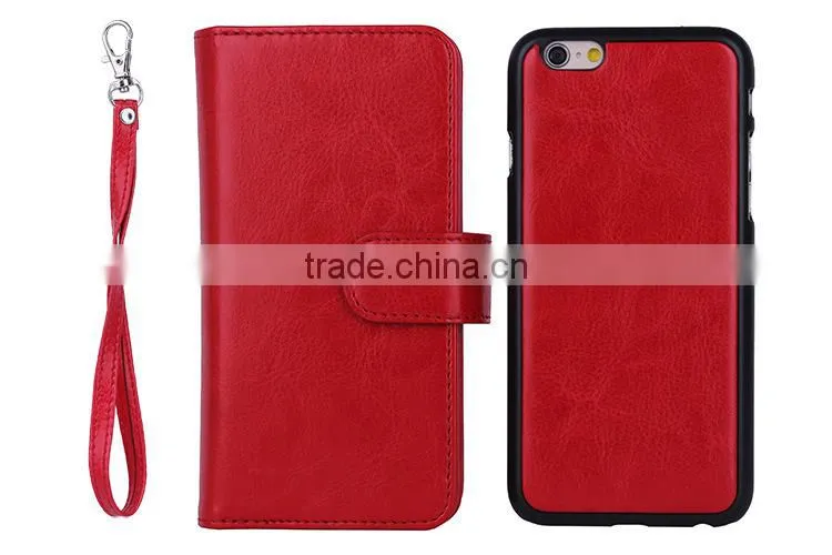 Wholesale Cell Phone Case For iP 6/Wallet Leather Cell Phone Case