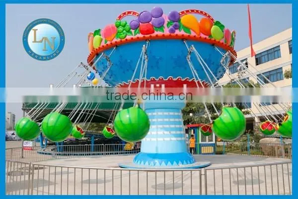 Kids electronic amusement park games equipment flying chair