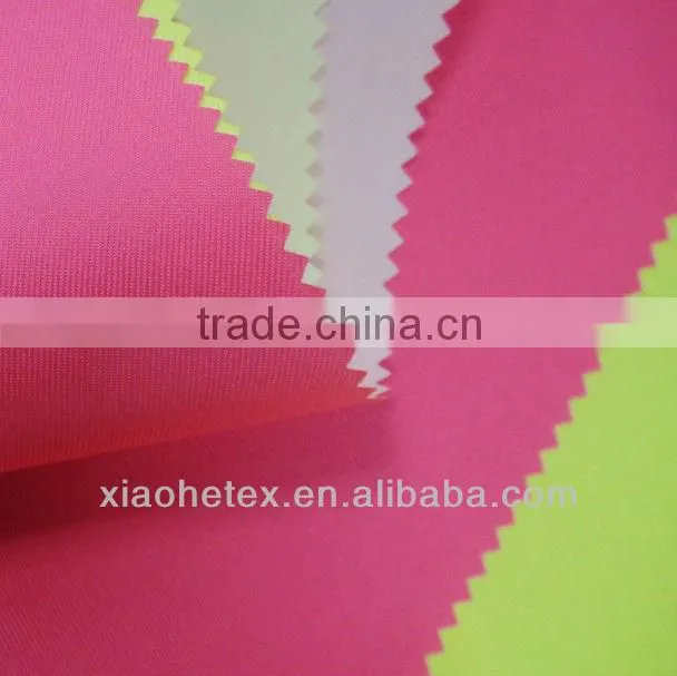 pu coating polyester oxford fabric&high vis jaket textile