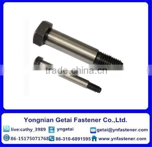 Zinc plated DIN 609 hexagon fit bolts