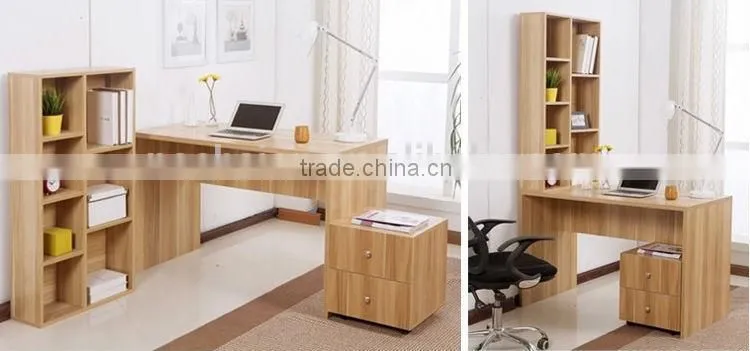 2016 Modern UK Black/Walnut Particle board computer table sxh090