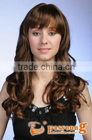 Wholesale price body curly women's fake long hair style women wig