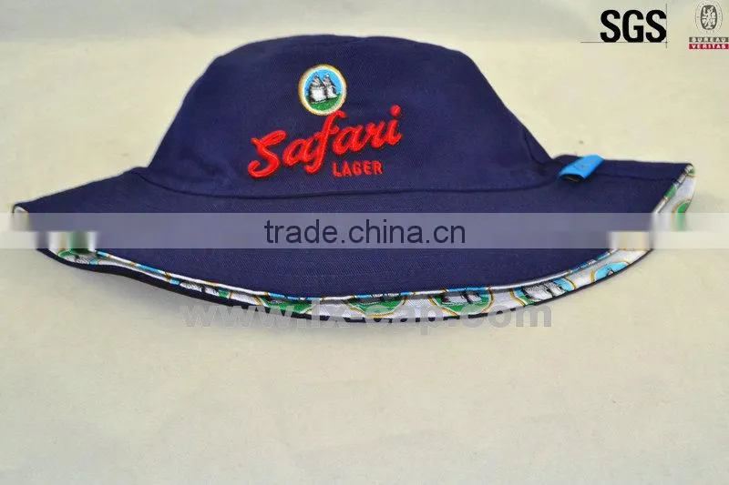 Custom Printed Boonie Bucket Hat With String