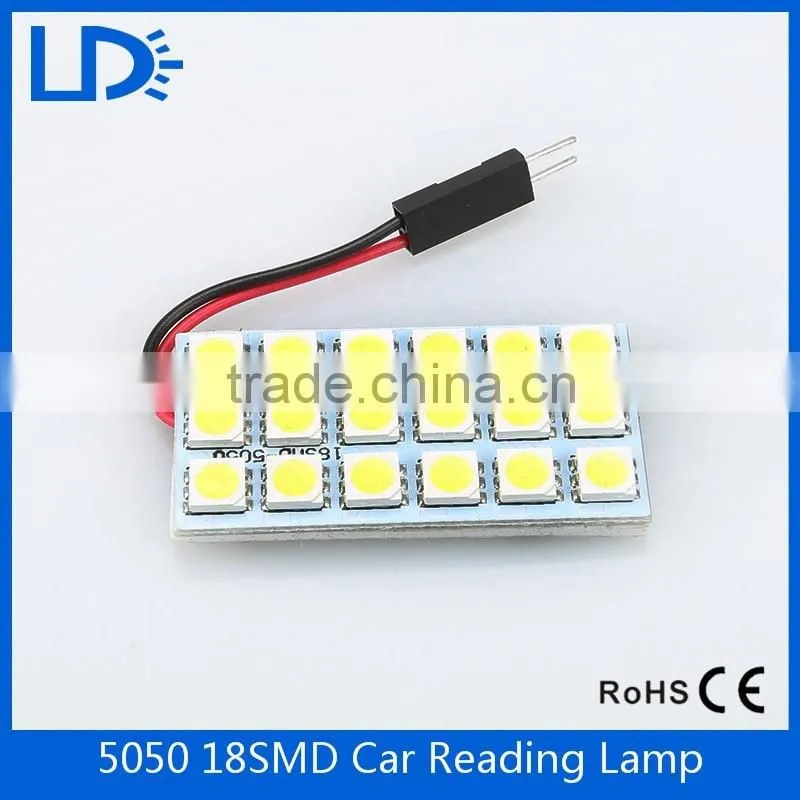 18 5050 smd Car interior lamp Dome light auto Panel lamp reading Lights