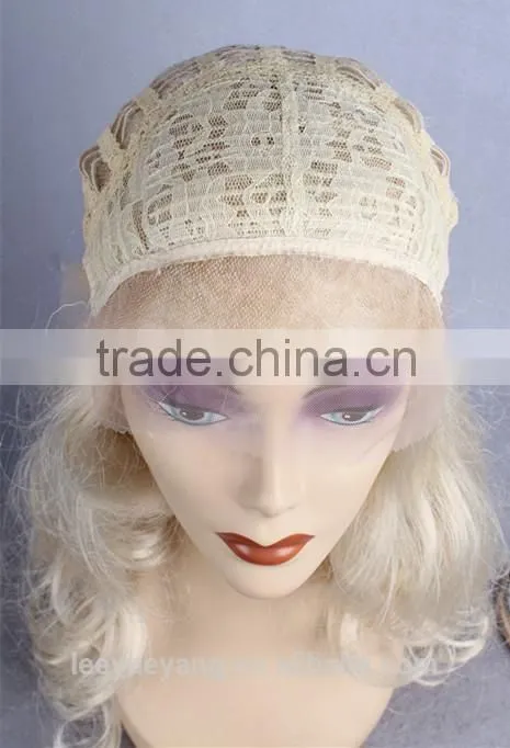 High quality 100% synthetic blonde lace front wigs