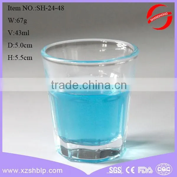 new design 310ml glass cup for water drinking glass wholesale