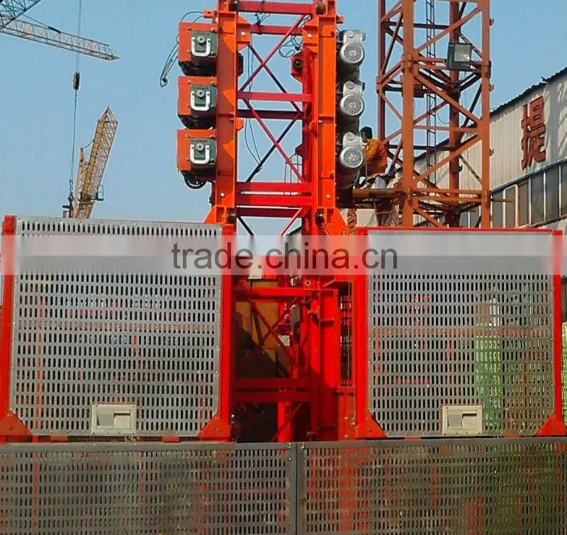 SC200/200 Double cages Construction hoist Elevator