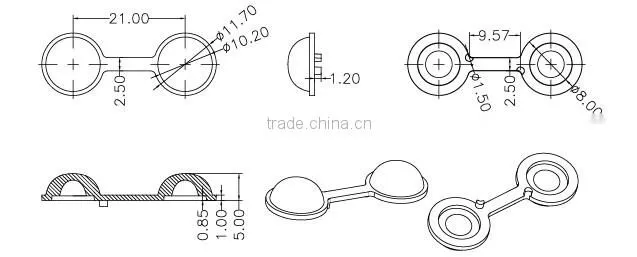 LED Glass Lens for road lighting / LENS for stage light match imitation lumens