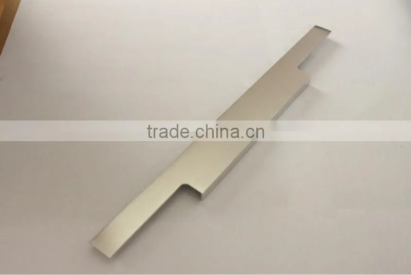 For Kitchen Cabinet Silver Aluminium Alloy Extrusion Profile