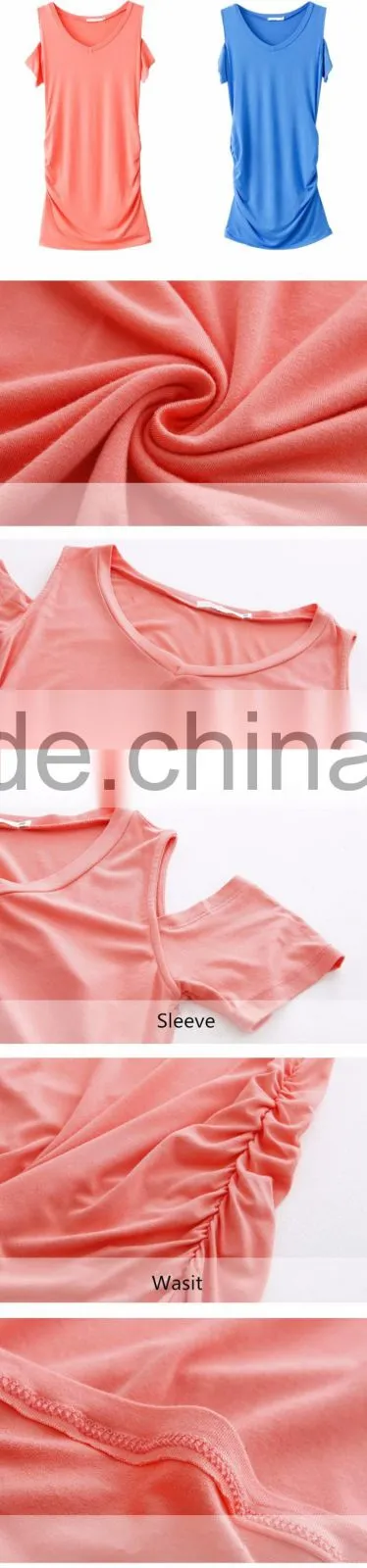 Cotton Summer Pregnant Clothes Dresses for maternity Fashion Boat Neck