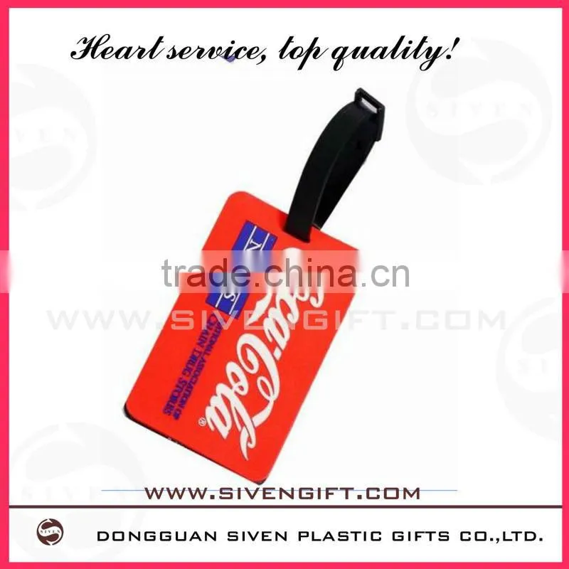 Custom Soft Pvc Luggage Tag