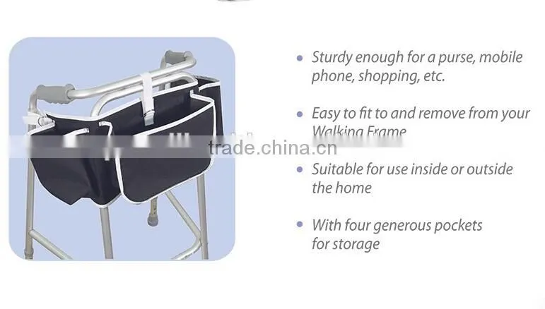 China Supplier Topmedi Essential Accessory Storage Bag for Wheelchair Compatible with Rolling Walkers