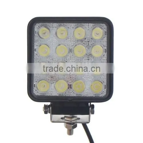 High power auto truck led light led flood light outdoor 48W led work light