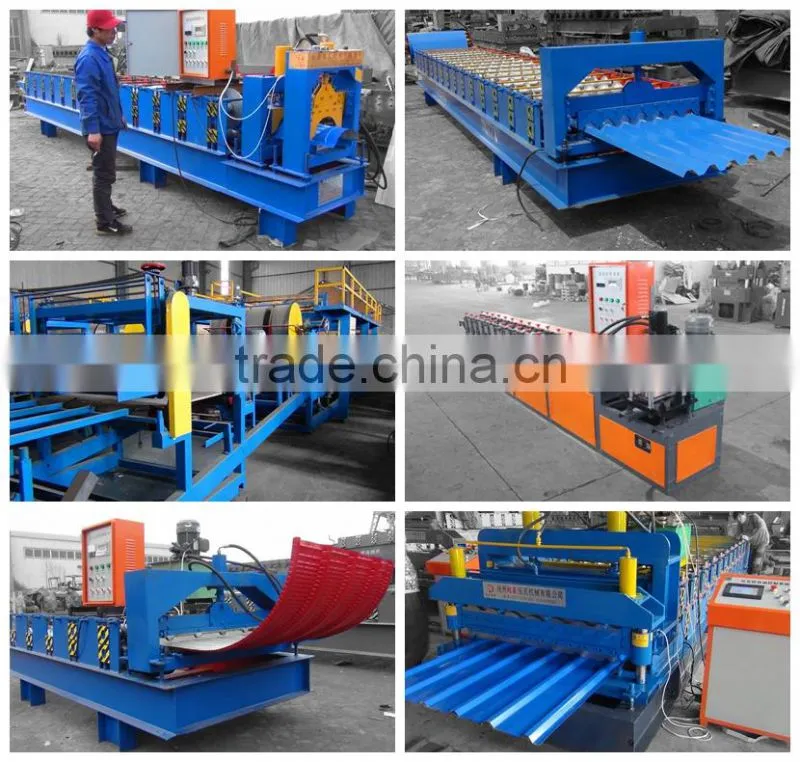 DIXIN 980 metal sheet roll forming machine for wall panel
