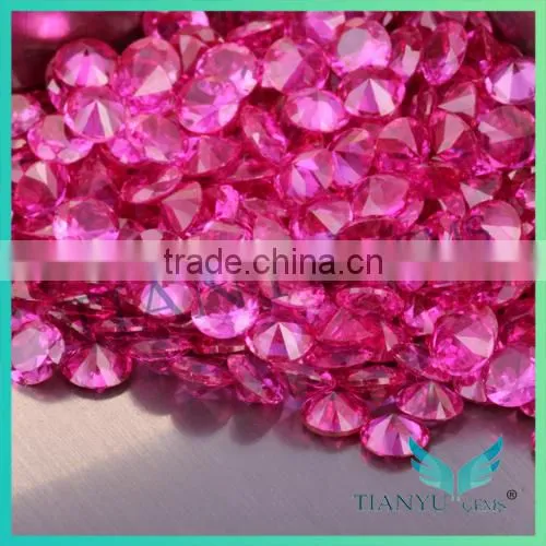 Wholesales ruby corundum free sample 5# pagoda-shaped rose ruby corundum stone