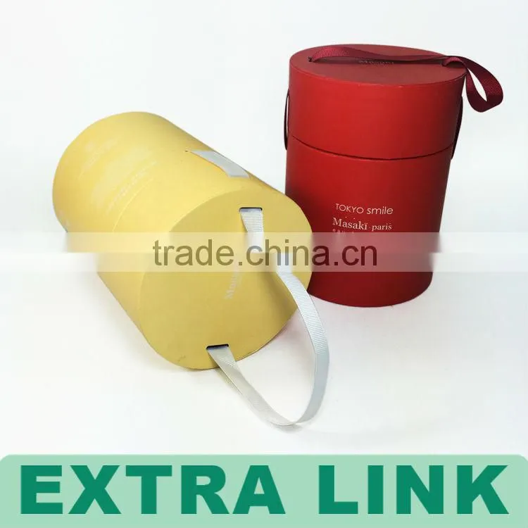 Luxury Hot Sale New Design Handmade Cylinder Tin Box